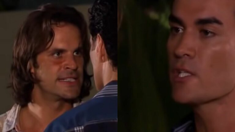 Damião (David Zepeda) e Gael (Mark Tacher) são irmãos em Abismo de Paixão (Foto: Reprodução)