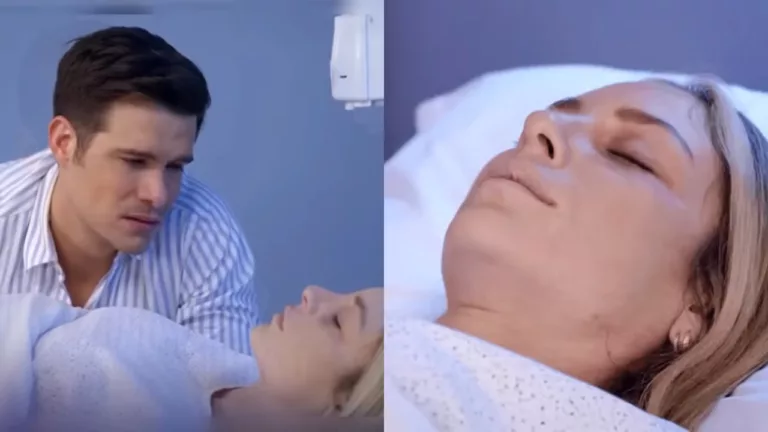 Salma terá morte dolorosa na frente de Leonardo em Contigo Sim, novela mexicana do SBT. (foto: Divulgação)