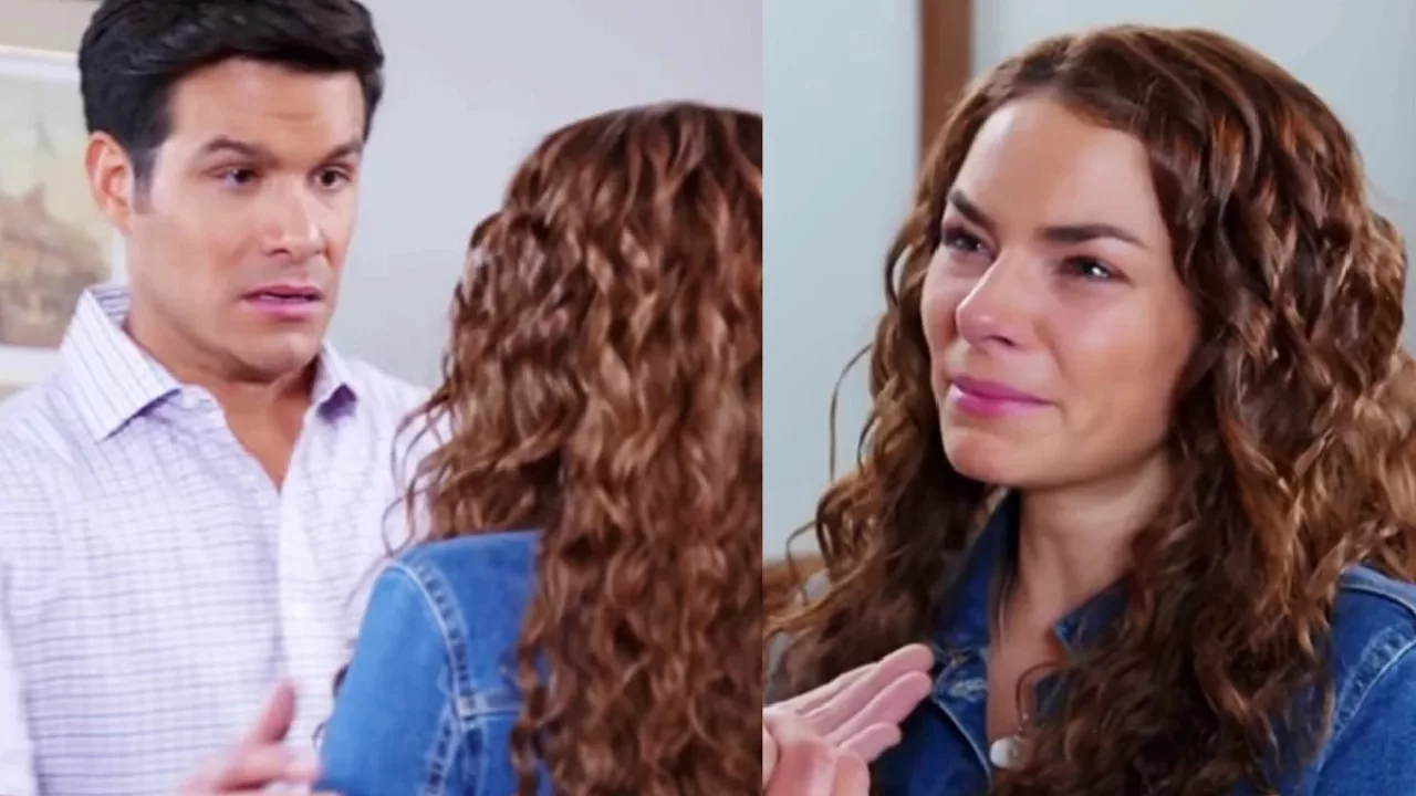 Leonardo descobre armação de Salma contra ele e Ângela em Contigo Sim, novela do SBT. (foto: Divulgação)